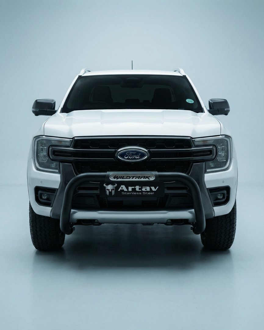 ARTAV - Ford Ranger Next Gen Wildtrak PDC Nudge Bar Black (New Decal Design) - BS-150097-WTD-25