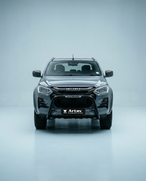 ARTAV-Isuzu Gen 7 VCROSS PDC Nudge Bar Black w Top Brackets Included (Fits Gen 7 Facelift) BS-VCROSS-26