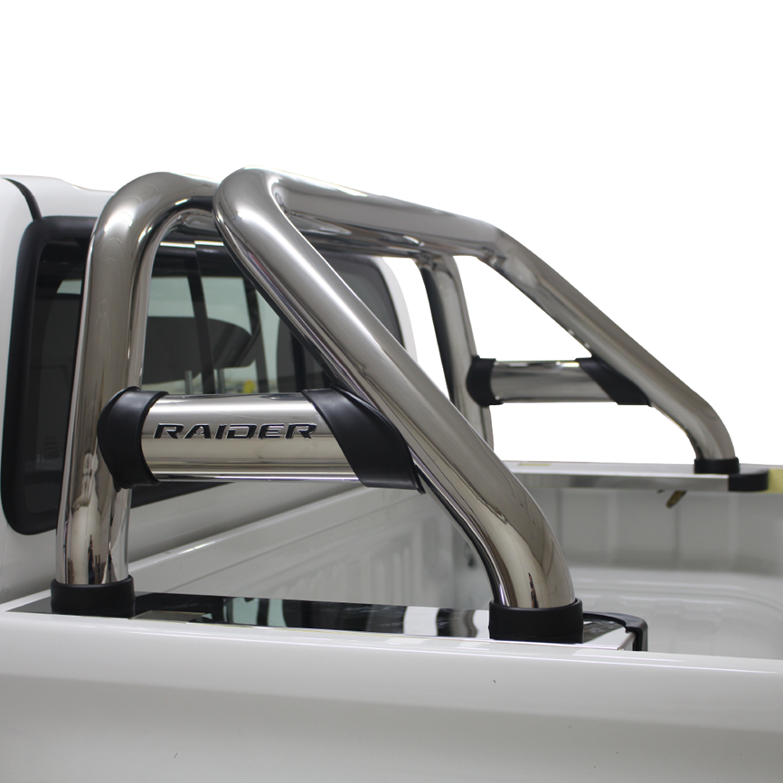 ARTAV - Toyota Hilux Sports Bar Stainless (Black Base Plates) - 80024T-20