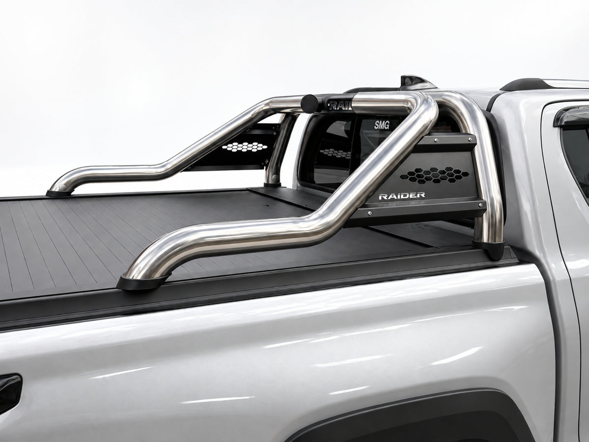Artav - Hilux Honeycomb Sweep Back Sports Bar Stainless - 80096T