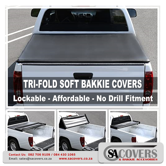 Trifold Soft Lockable tonneau Covers Nissan