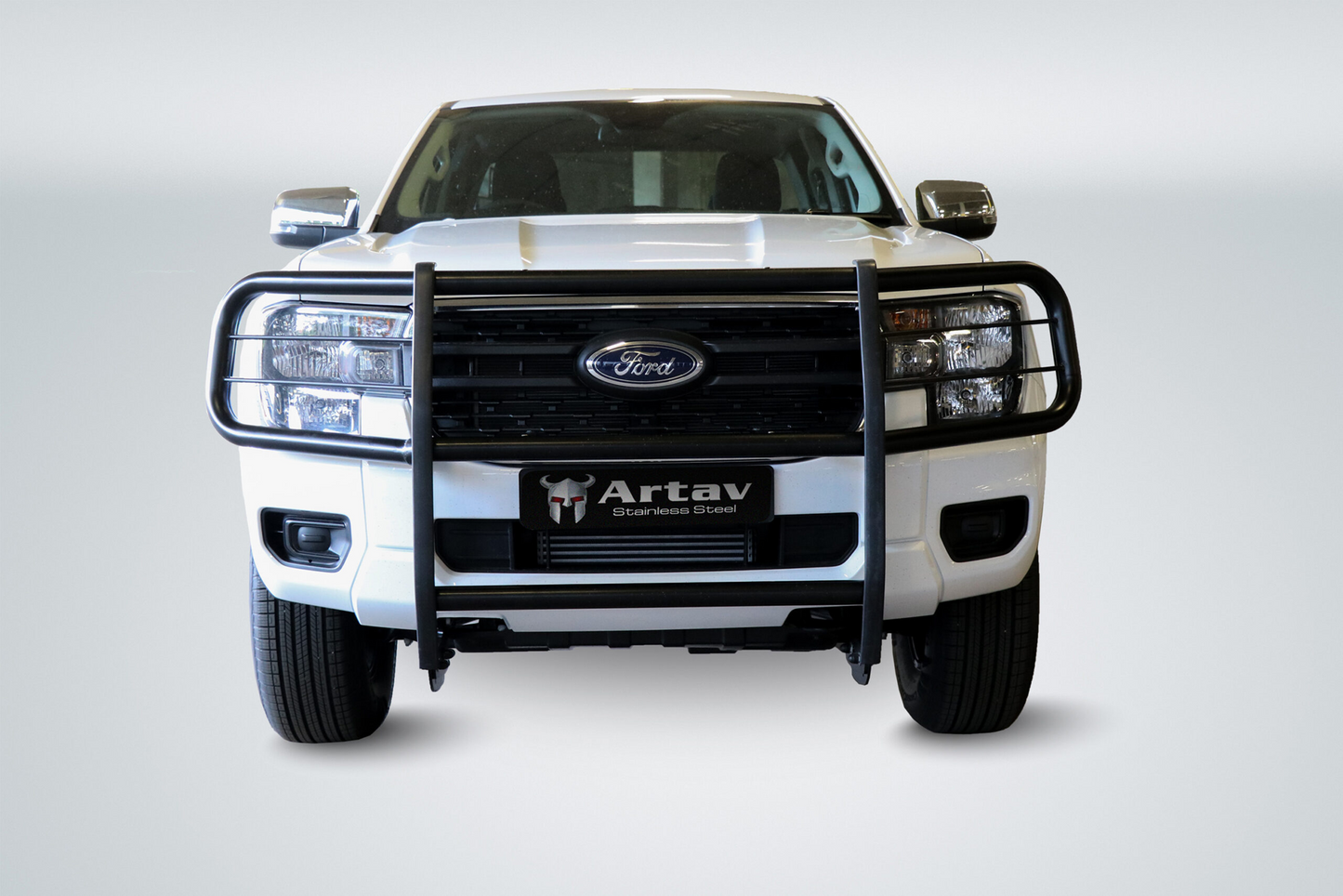 ARTAV - Ford Ranger Next Gen Bushbar & Bulbar Black Stainless Steel - BS-150093