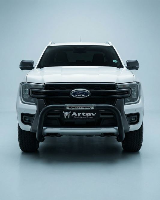ARTAV - Ford Ranger Next Gen Wildtrak PDC Nudge Bar Black (New Decal Design) - BS-150097-WTD-25