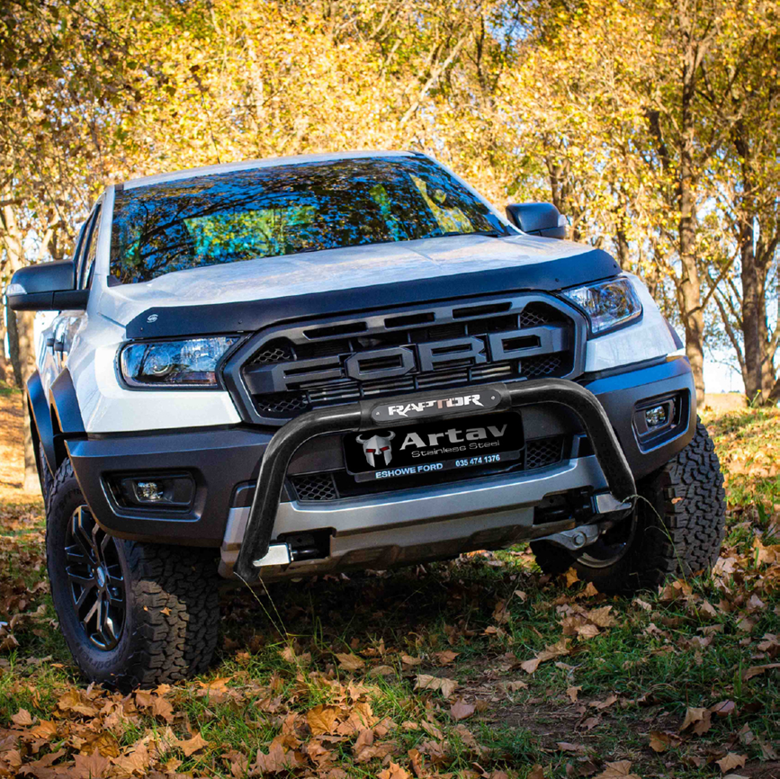 ARTAV - Ford Ranger Raptor Nudge Bar Black Stainless - BS-150048