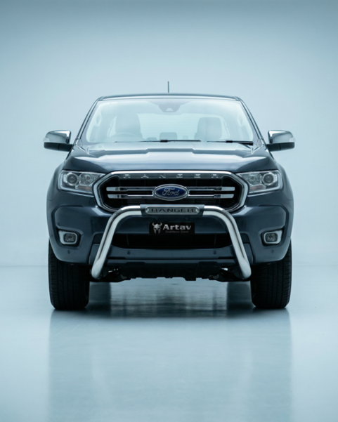ARTAV - Ford Ranger T6 Facelift PDC Nudge Bar Stainless