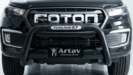 ARTAV - Foton Tunland G7 Nudge Bar Black (PDC Approved) – Fits DC & SC Models -  ARTBS-13500