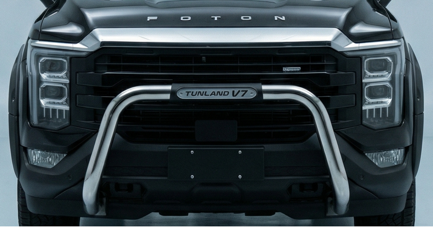 ARTAV - Foton Tunland V7 PDC Nudge Bar Stainless - 135020T-DFS