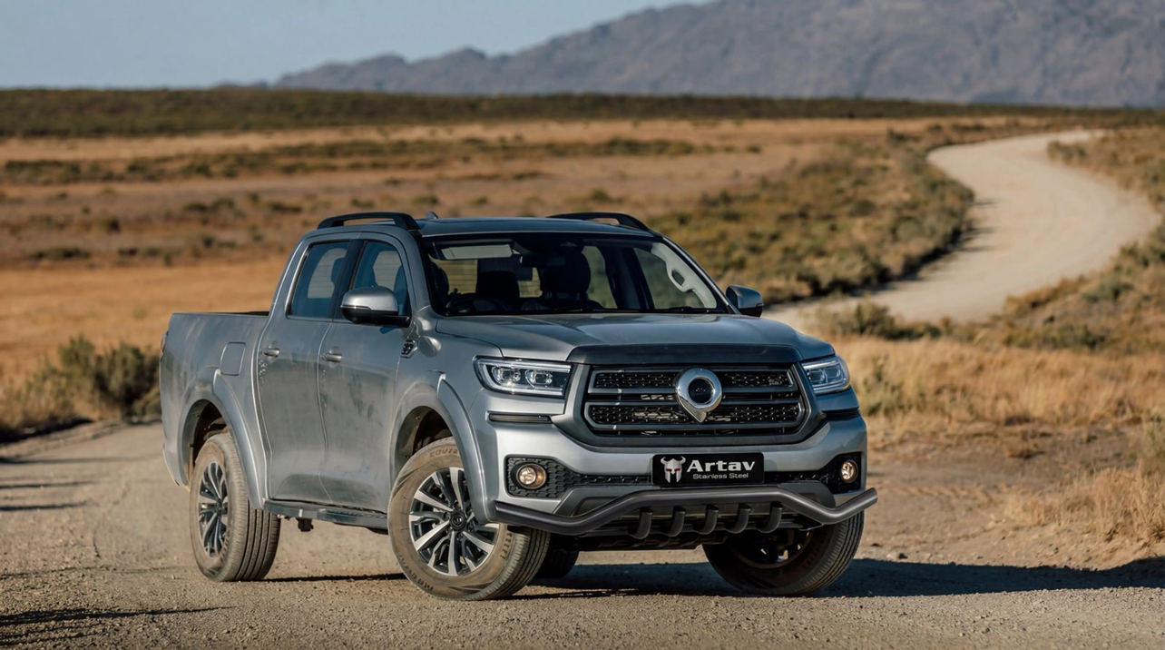 ARTAV - GWM P300 Predator Styling Bar in Black Stainless. - BS-72087