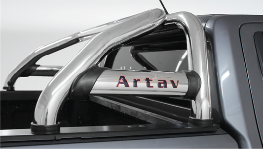 ARTAV - New VW Amarok Sports Bar Stainless – Single Cab (Fits Securi Lid & OEM Tonneau) - 250066T
