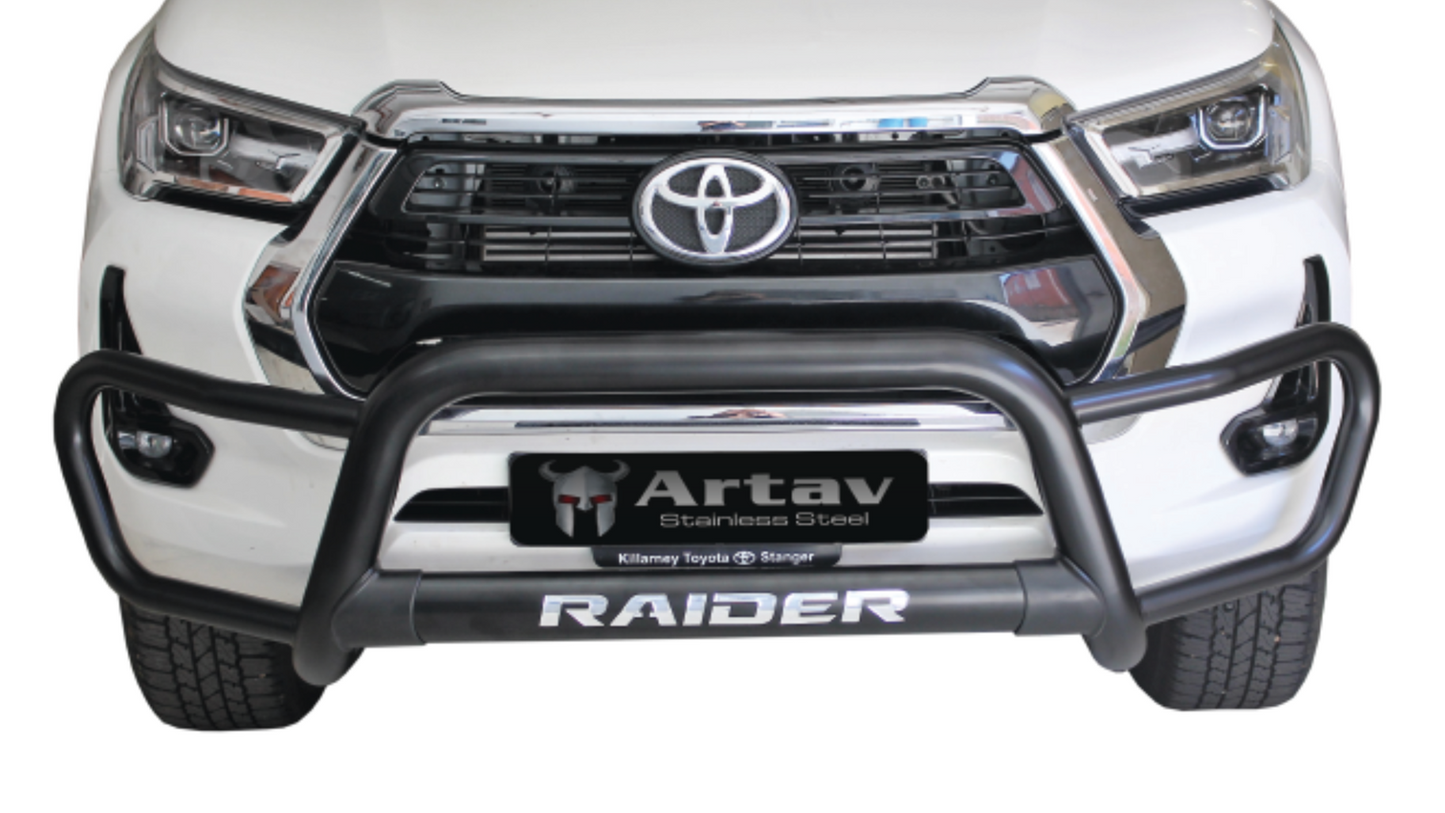 ARTAV - Toyota Hilux GD6 Facelift Tri Bumper Black (Does Not Work with PDC Sensors) - Toyota Hilux GD6 Facelift Tri Bumper Black (Does Not Work with PDC Sensors)