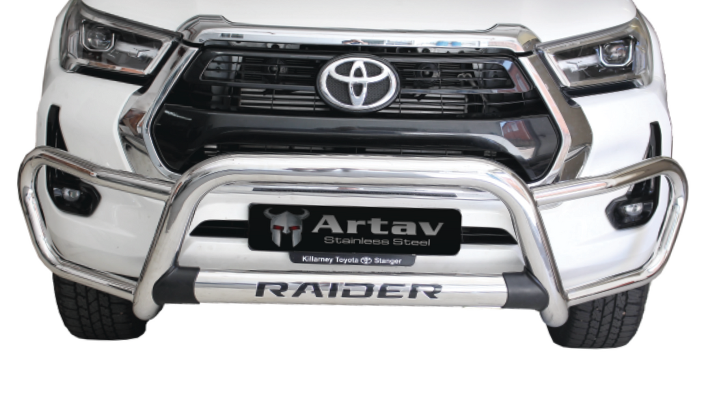 ARTAV - Toyota Hilux GD6 Facelift Tri Bumper Stainless (Does Not Work with PDC Sensors) -  80064T (N/S)