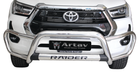 ARTAV - Toyota Hilux GD6 Facelift Tri Bumper Stainless (Does Not Work with PDC Sensors) -  80064T (N/S)