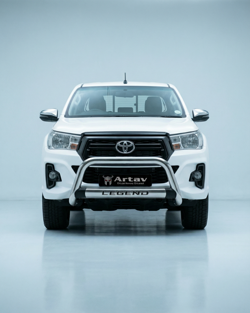 ARTAV - Toyota Hilux LEGEND Oval Nudge Bar Stainless - 80052T
