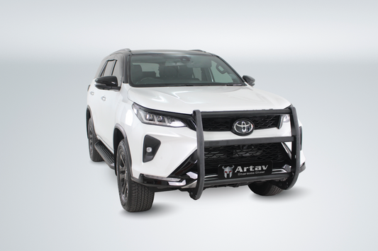 ARTAV - Toyota Hilux & Fortuner BullBar Black (Push Bar) (Police Bar) (Brackets Included) - BS-90047
