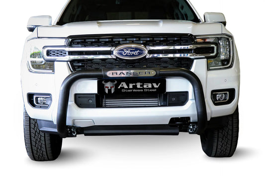 Ford Ranger Next Gen PDC Nudge Bar Black (Fits all Models)