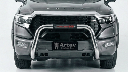 Artave - Foton Tunland V9 PDC Nudge Bar Stainless - 135024T-DFS