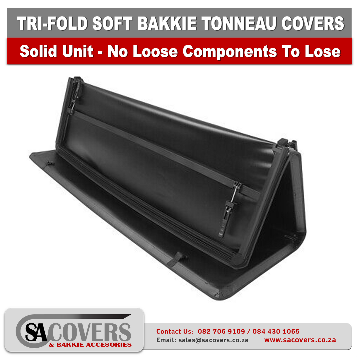 Trifold Soft Lockable tonneau Covers Mazda BT50