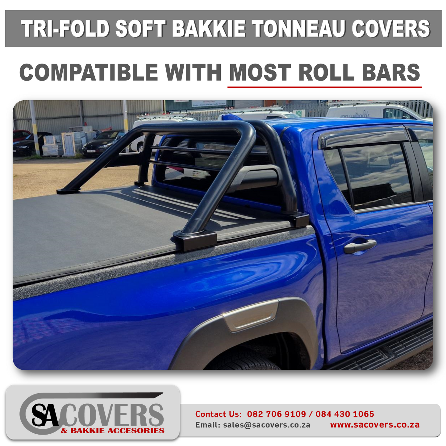 Trifold Soft Lockable tonneau Covers Mazda BT50