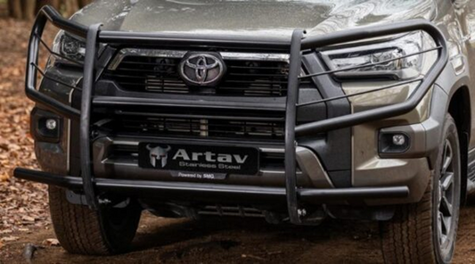 Artav - Toyota Hilux GD6 Headlight Wrap Around / Bush Bar (Brackets Included) - BS-90052
